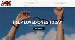 Desktop Screenshot of aaokbailbonding.com
