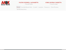 Tablet Screenshot of aaokbailbonding.com